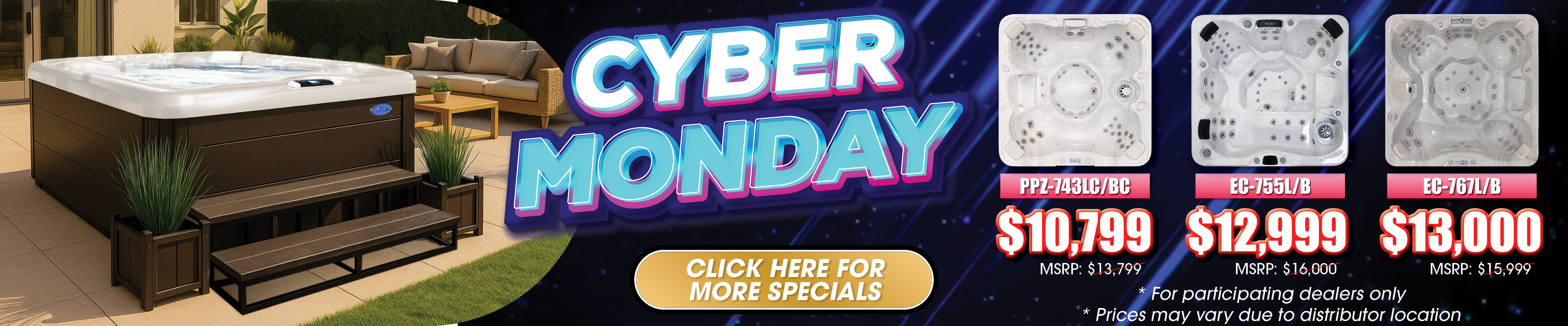 Calspas hot tub being used in a family setting - The Dalles