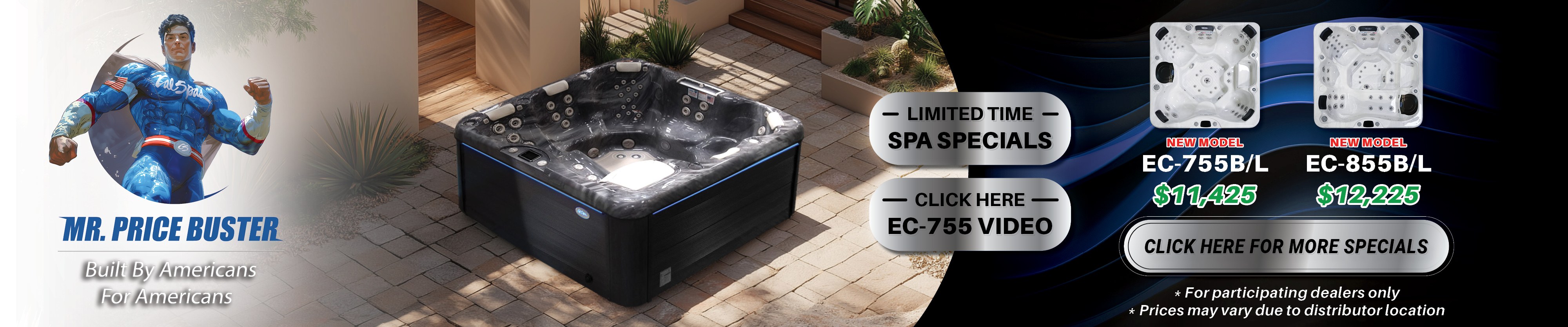 Calspas hot tub being used in a family setting - The Dalles